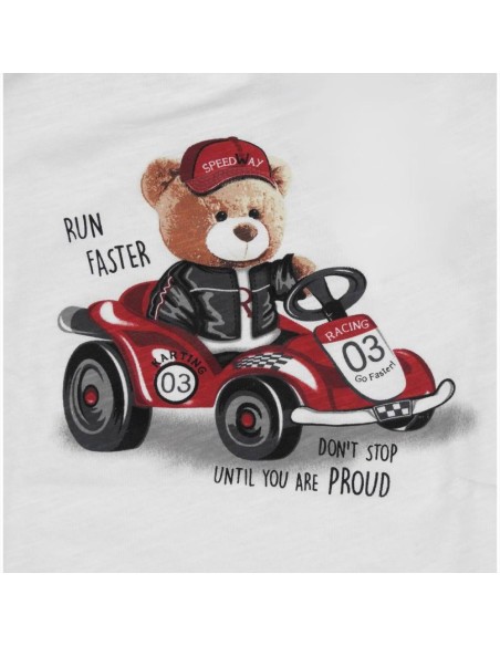 T-shirt Bambino Orso al Volante  - Vendita Moda sportiva