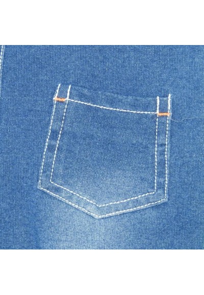 Completo Neonato "Piccolo Esploratore Marino" - Salopette in Jeans e T