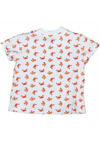 Completo Neonato "Piccolo Esploratore Marino" - Salopette in Jeans e T