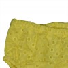 Vestitino giallo neonata voile ricamato 