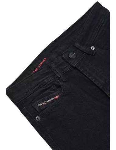 Pantaloni Denim Nero diesel 1979 sleenker-j ragazzo – Stile e Comfort. 2