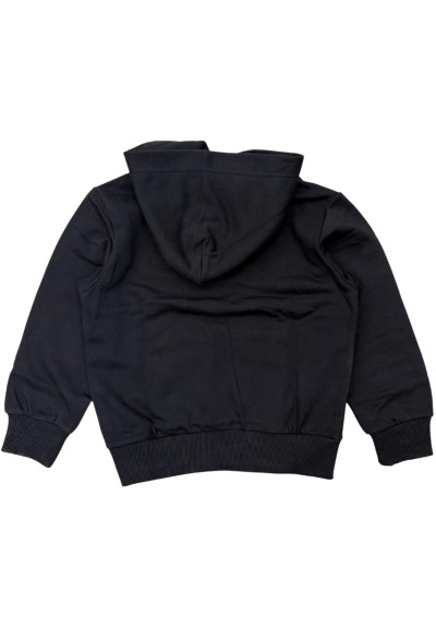 Felpa nera con cappuccio Diesel per ragazzi – Comfort e stile mezza st