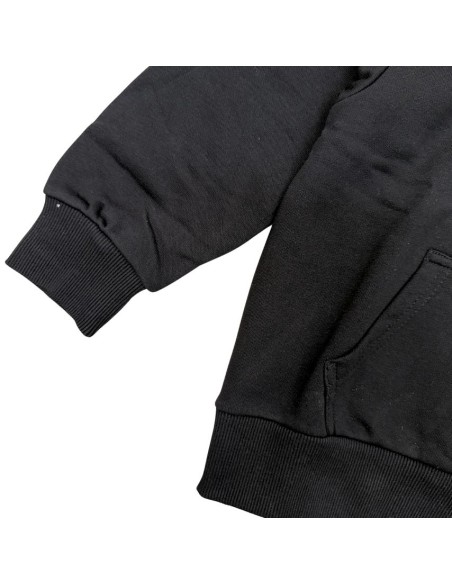 Felpa nera con cappuccio Diesel per ragazzi – Comfort e stile mezza st