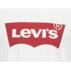 T-shirt bianca manica corta con logo LEVI'S