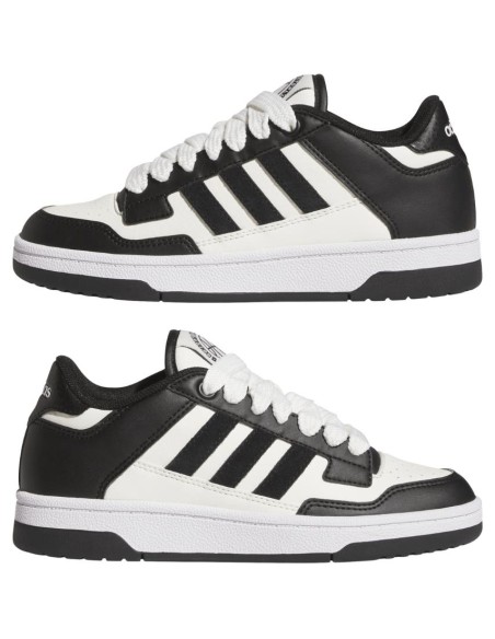Scarpe streetwear versatili per ragazzi – Adidas Rapid Court Low  - Ve