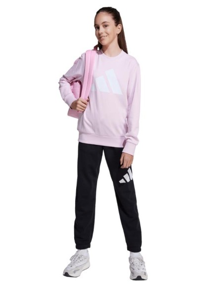 Tuta Sportiva Junior Rosa E Nera in Cotone Garzato – Comfort e Stile p