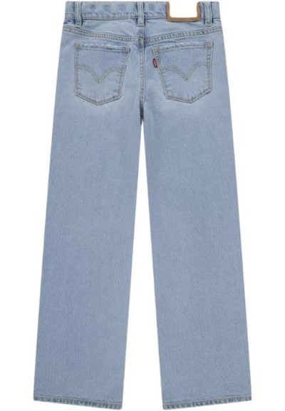 Jeans levi's lvg wide leg, ragazza denim chiaro.  - Vendita Moda sport