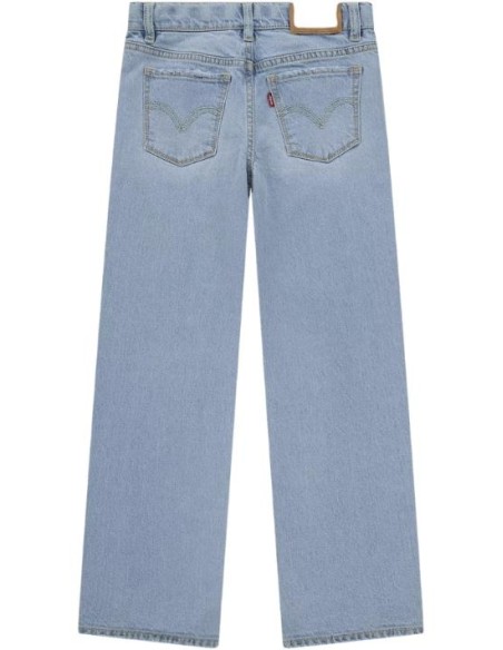 Jeans levi's lvg wide leg, ragazza denim chiaro.  - Vendita Moda sport