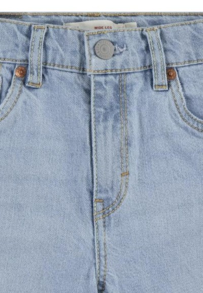 Jeans levi's lvg wide leg, ragazza denim chiaro.  - Vendita Moda sport