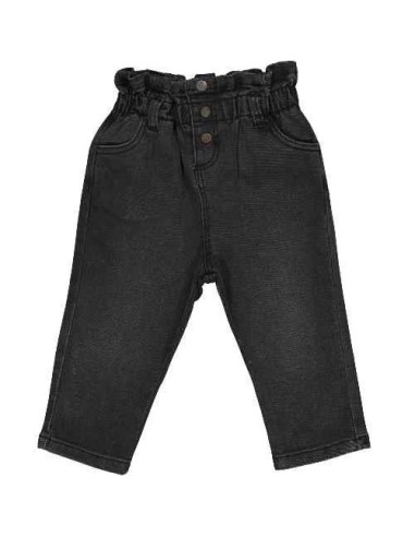 Pantaloni da bambina in jeans grigio scuro.  - Vendita online | GBMspo