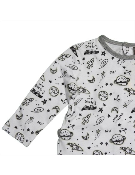 Tutina bianca Spaziale "Piccolo Astronauta"  - Vendita Moda sportiva