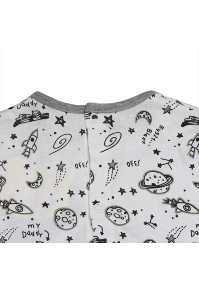 Tutina bianca Spaziale "Piccolo Astronauta"  - Vendita Moda sportiva