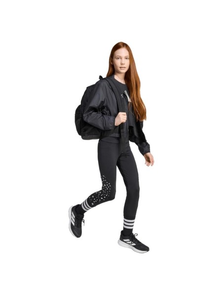 Leggings Active Jungle Shine per ragazze nero  - Vendita Moda sportiva