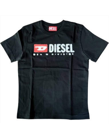 Maglietta Diesel maniche corte stampa grande per ragazzi  - Vendita Mo
