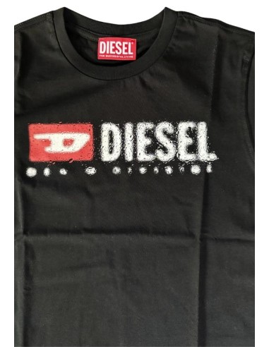 Maglietta Diesel maniche corte stampa grande per ragazzi  - Vendita Mo 2