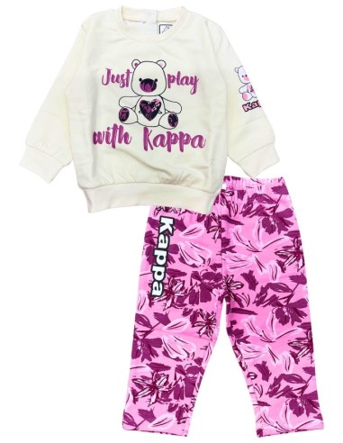 Tuta Completa Baby Girl “Kappa Love” in Cotone Spugna Garzato – Comfor