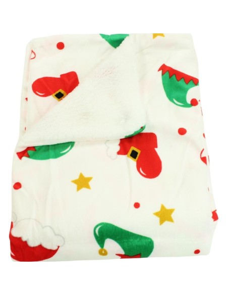 Copertina Pile Natalizia  – Interno Peloso Sherpa Unisex  - Vendita Mo