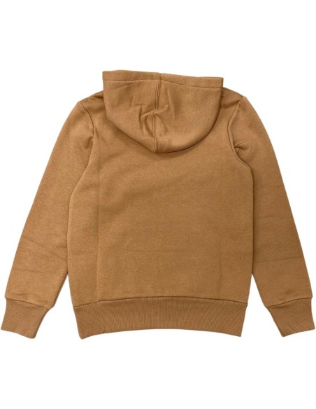 Felpa Levi's Unisex per Ragazzi Marrone Chiaro con Logo Blu  - Vendita