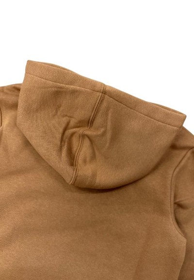 Felpa Levi's Unisex per Ragazzi Marrone Chiaro con Logo Blu  - Vendita