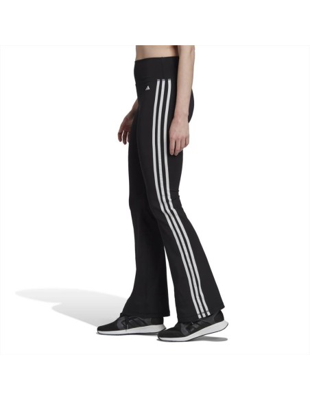 Leggings neri a zampa 3 striscie adidas  - Vendita Moda sportiva Leggings neri a zampa 3 striscie adidas  - Vendita Moda sportiva
