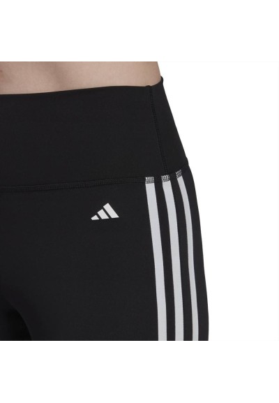 Leggings neri a zampa 3 striscie adidas  - Vendita Moda sportiva
