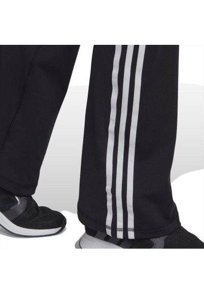 Leggings neri a zampa 3 striscie adidas  - Vendita Moda sportiva