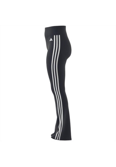 Leggings neri a zampa 3 striscie adidas  - Vendita Moda sportiva