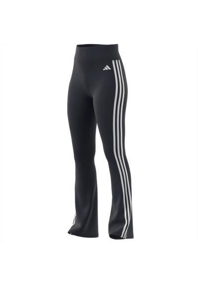 Leggings neri a zampa 3 striscie adidas  - Vendita Moda sportiva
