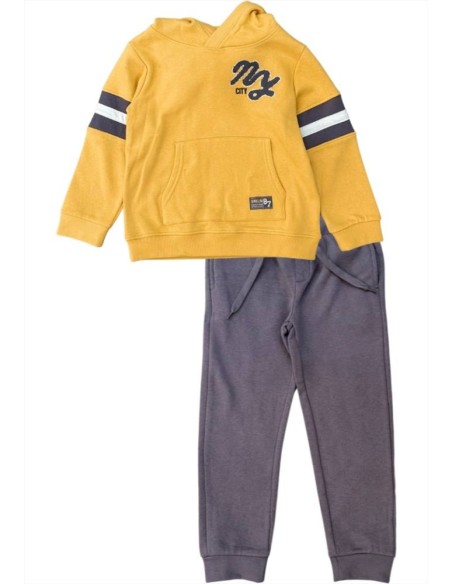 Tuta bambino NY City con cappuccio in cotone  - Vendita Moda sportiva