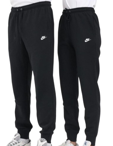 Pantaloni unisex Nike – Cotone Garzato Nero con Polsino  - Vendita Mod 2