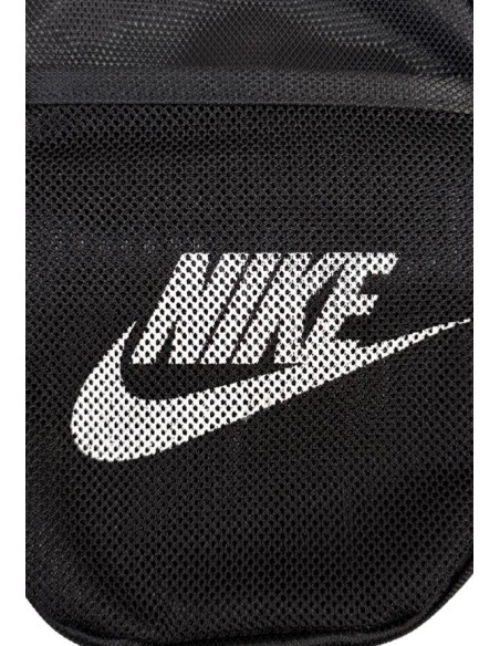 Borsa a tracolla Nike nera con logo bianco – modello sportivo unisex  