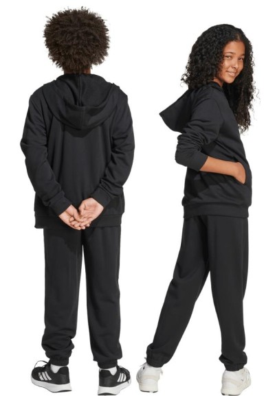 Tuta Unisex Ragazzi Nera con Zip in Cotone – Stile Sportivo  - Vendita