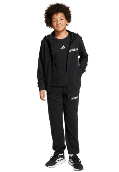 Tuta Unisex Ragazzi Nera con Zip in Cotone – Stile Sportivo  - Vendita