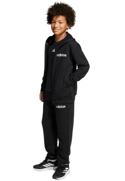 Tuta Unisex Ragazzi Nera con Zip in Cotone – Stile Sportivo  - Vendita
