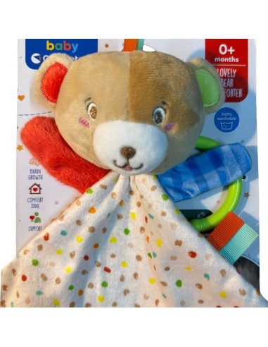 Doudou Baby Unisex “Lovely Bear” – Comfort e Stimoli Sensoriali Clemen 2