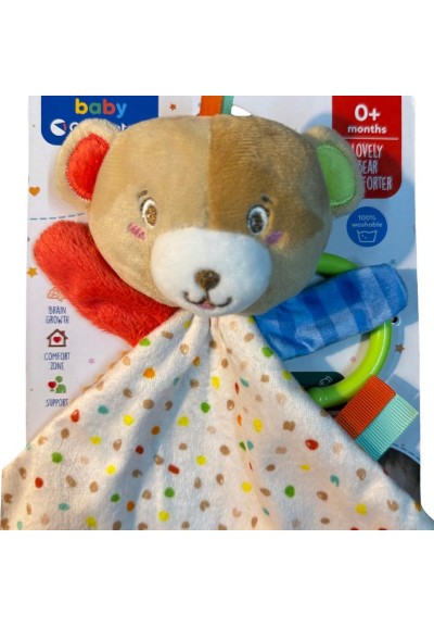 Doudou Baby Unisex “Lovely Bear” – Comfort e Stimoli Sensoriali Clemen