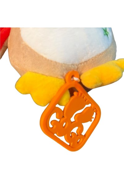 Peluche carillon pipistrello colorato musicale per culla e passeggino 