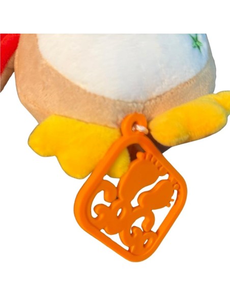 Peluche carillon pipistrello colorato musicale per culla e passeggino 