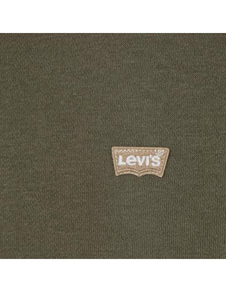 Felpa Levi’s verde oliva ragazzo girocollo – cotone felpato  - Vendita
