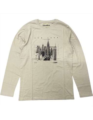 T-shirt beige Uomo New York Dream Strong Legacy  - Vendita Moda sporti