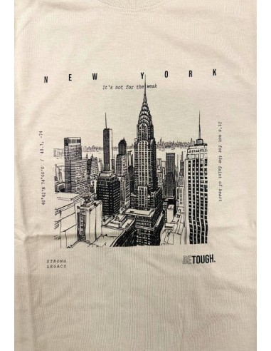 T-shirt beige Uomo New York Dream Strong Legacy  - Vendita Moda sporti 2