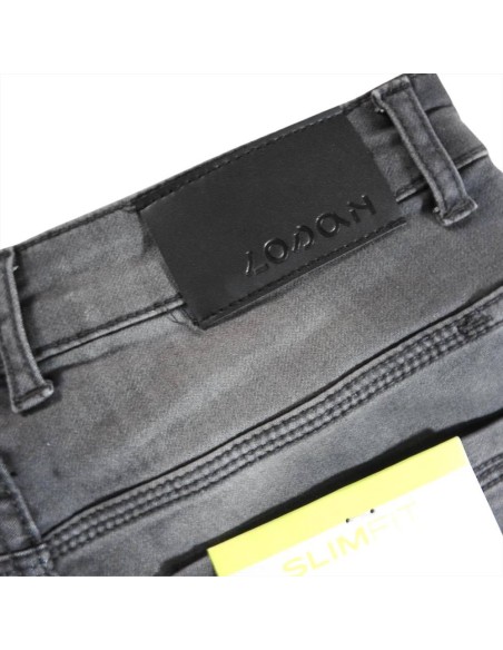 Jeans denim uomo color grigio  - Vendita Moda sportiva