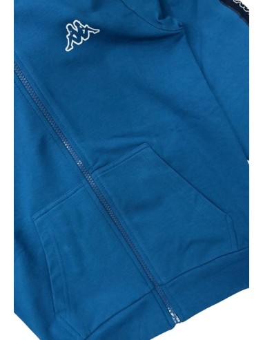 Tuta Kappa da Ragazzo Full Zip con Dettagli Gialli  - Vendita Moda spo 2