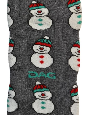 Calzini Antiscivolo Bimbi DAG — Fantasia Natalizia con Pupazzi di Neve 2
