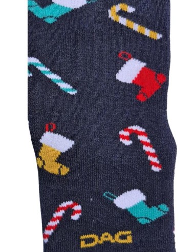 Calzini Antiscivolo Bimbi DAG — Fantasia Natalizia con Pupazzi di Neve 2