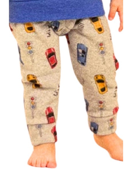 Pigiama Bimbo Car Race in Cotone Felpato – Comfort e Fantasia  - Vendi