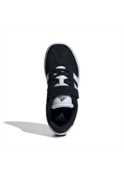adidas VL COURT 3.0 EL C C,scarpa bambini nera in suede.  - Vendita on