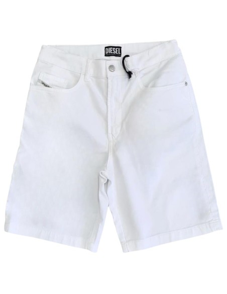 Pantaloncini Estivi Diesel Twill Ragazzo – Bianco Versatile e Comodo  