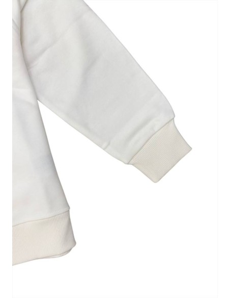 Felpa bianca garzata Diesel per ragazzi sdrops  - Vendita Moda sportiv