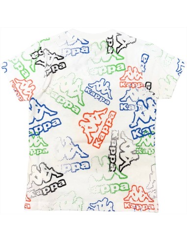 T-Shirt kappa bambini bianca  - Vendita Moda sportiva 2